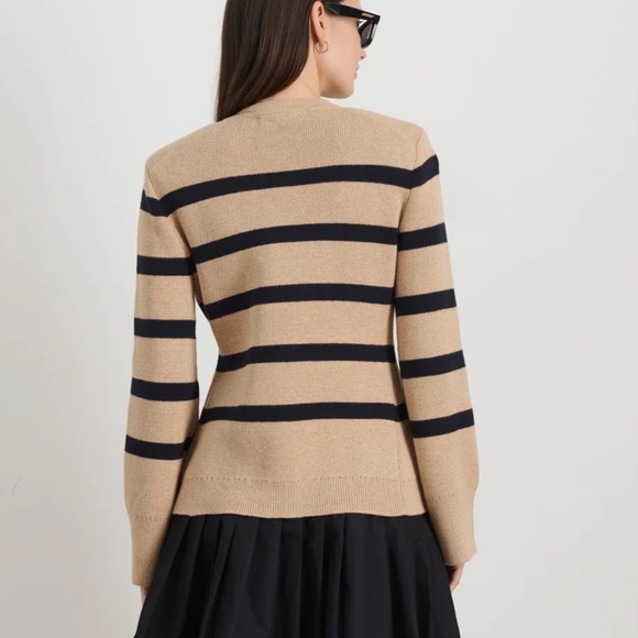 Alex Mill Provence Sweater Jacket In Olive Cotton Cashmere nwt Sz M - Picture 6 of 8